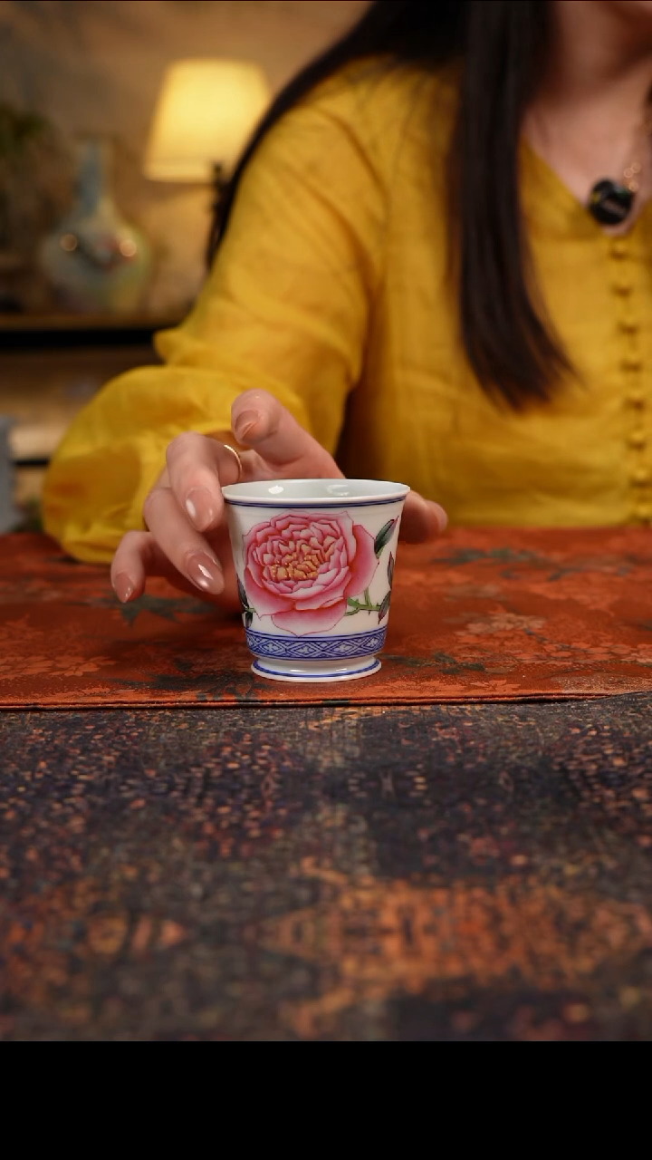 杯景德镇陶瓷杯碗柴烧多人