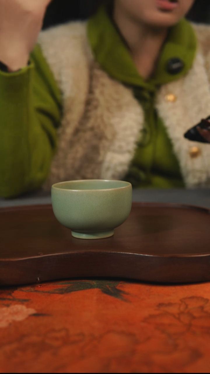 杯子瓷汝州原产地原矿仿古老釉q