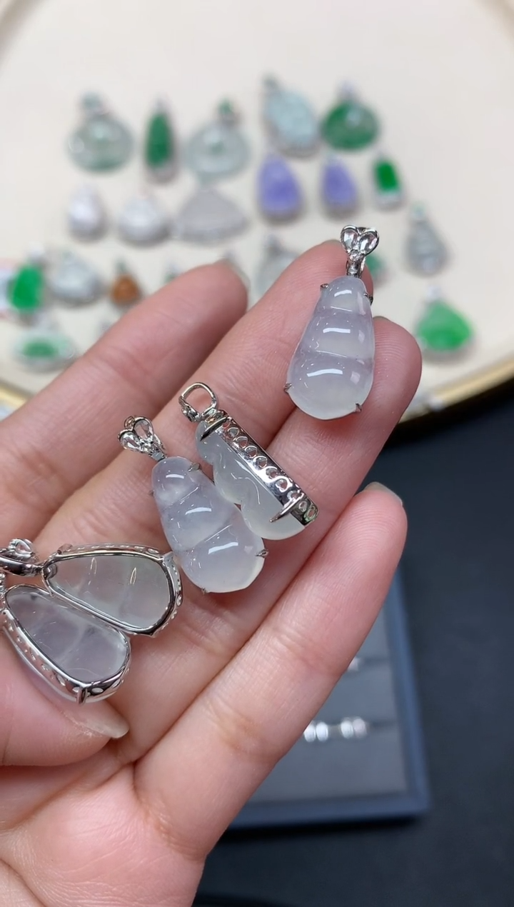 【闪购商品】翡翠吊坠(不含链)18K金镶嵌吊坠多样性发其一A42|1980