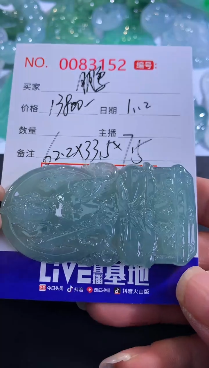 【闪购商品】翡翠颈饰未镶嵌鹏