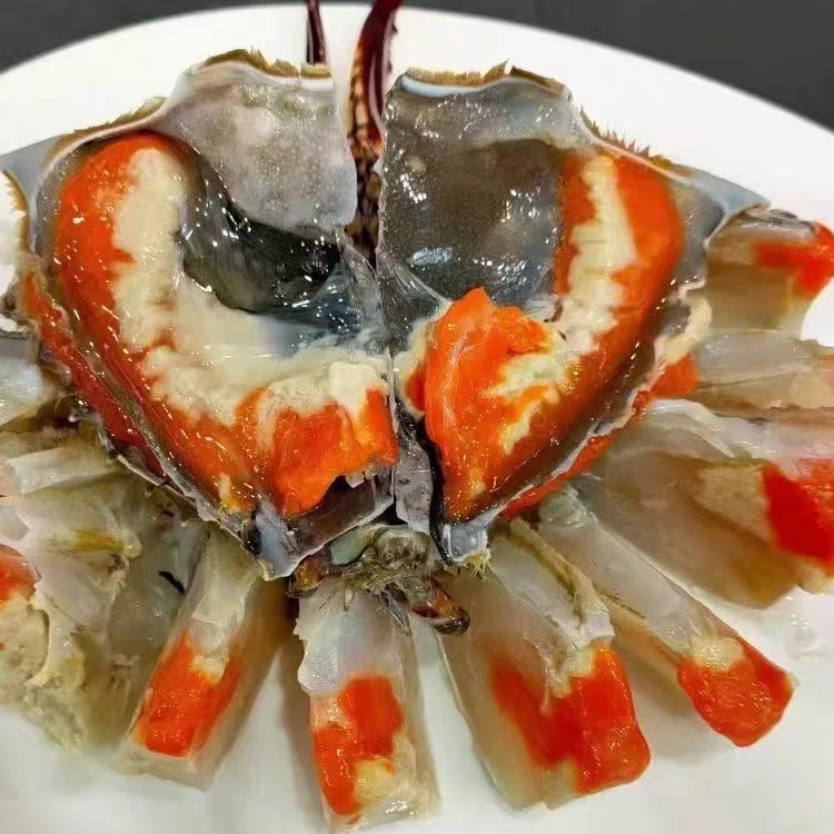 舟山4-6红膏呛蟹腌制品 即食