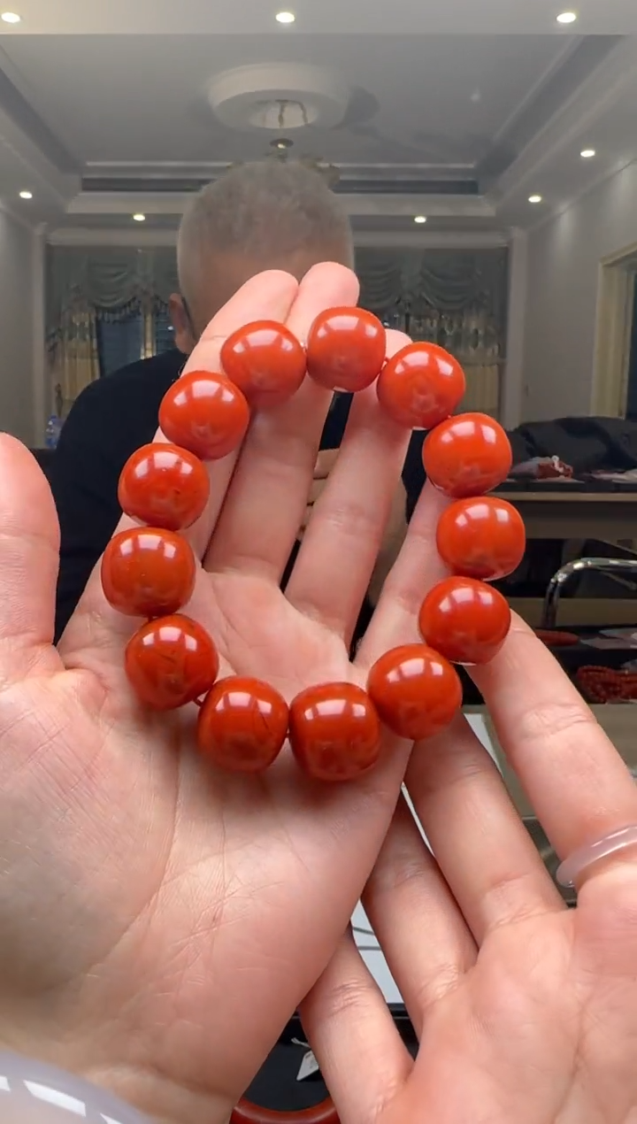 【闪购商品】南红玛瑙18mm瓦西手串老型未镶嵌多样性发一件