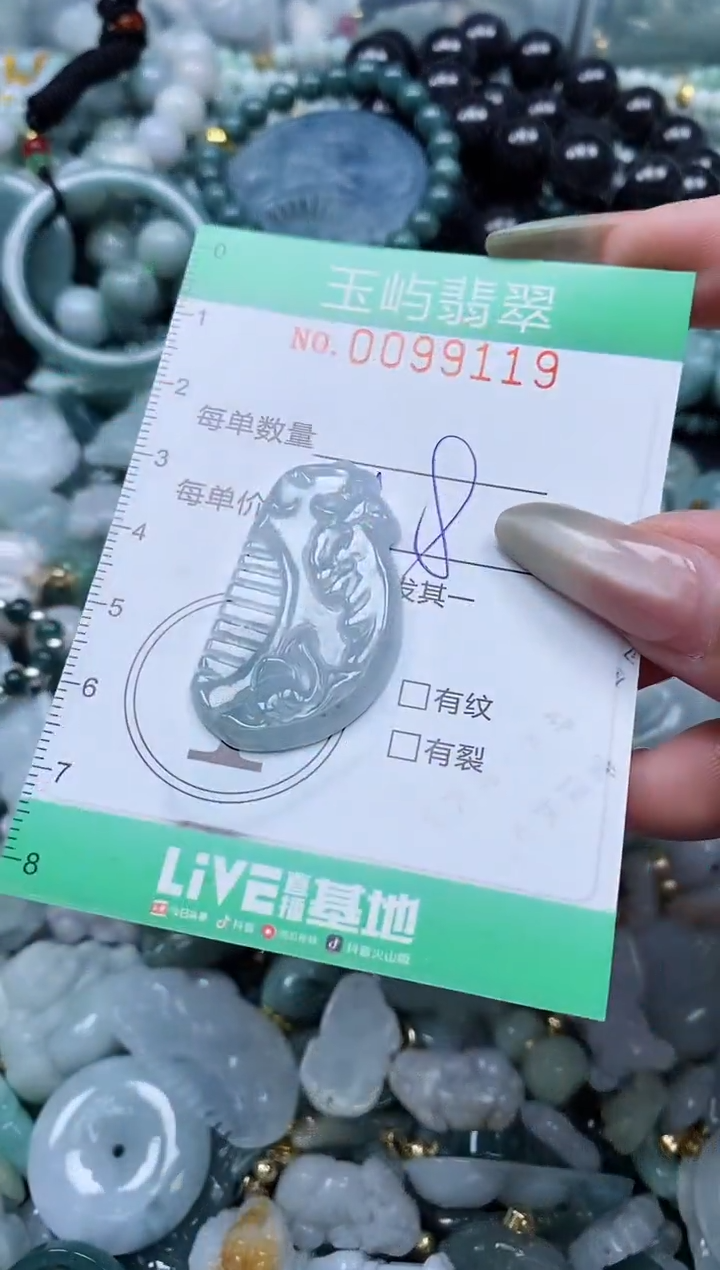 【闪购商品】翡翠未镶嵌颈饰闪购0099119