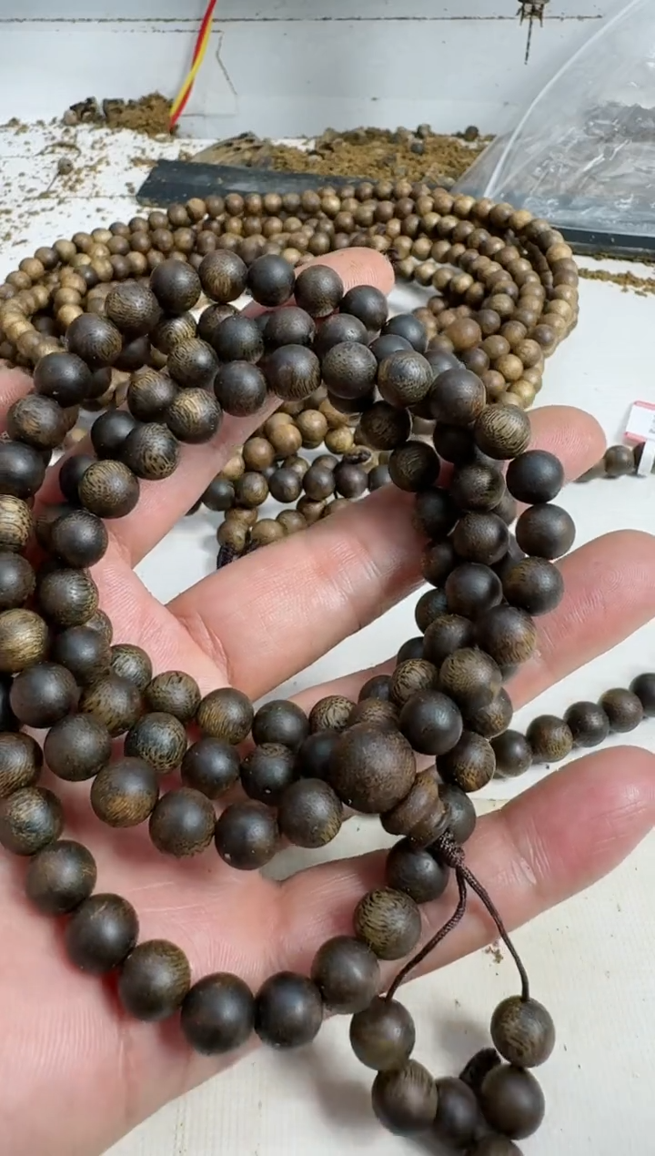 【闪购商品】沉香手串乌身0.8规格多圈32克