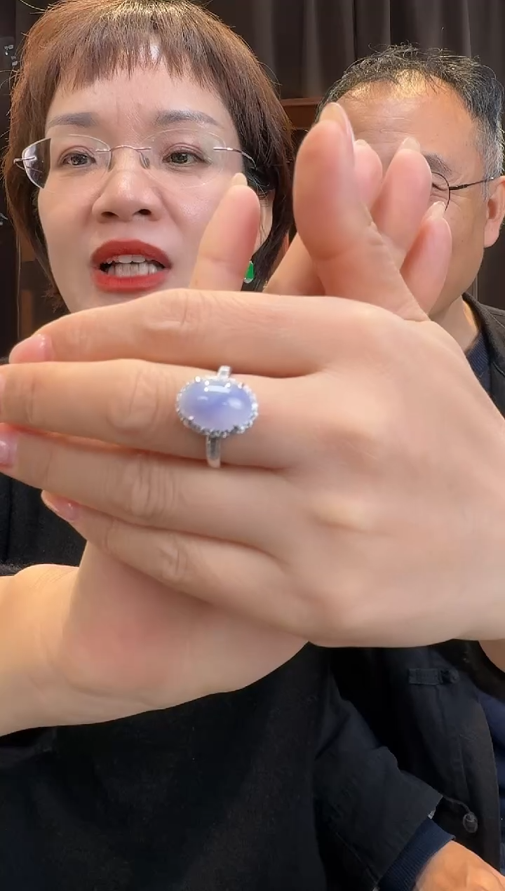 【闪购商品】翡翠戒指银S925镶嵌戒指