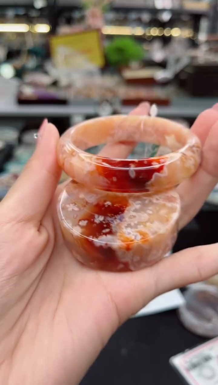 【闪购商品】石英质玉手镯未镶嵌53圈口（赠品镯心）6680471