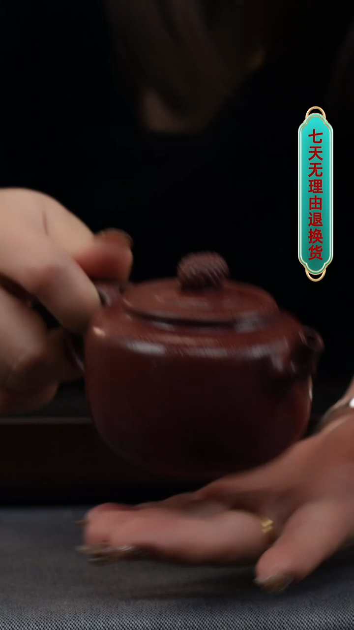 【闪购商品】紫砂茶壶紫将坡 小松果