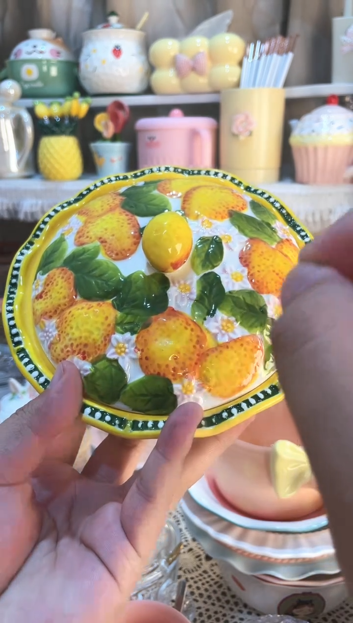【闪购商品】瓷片水果碗 品质好，发货快，放心拍 
