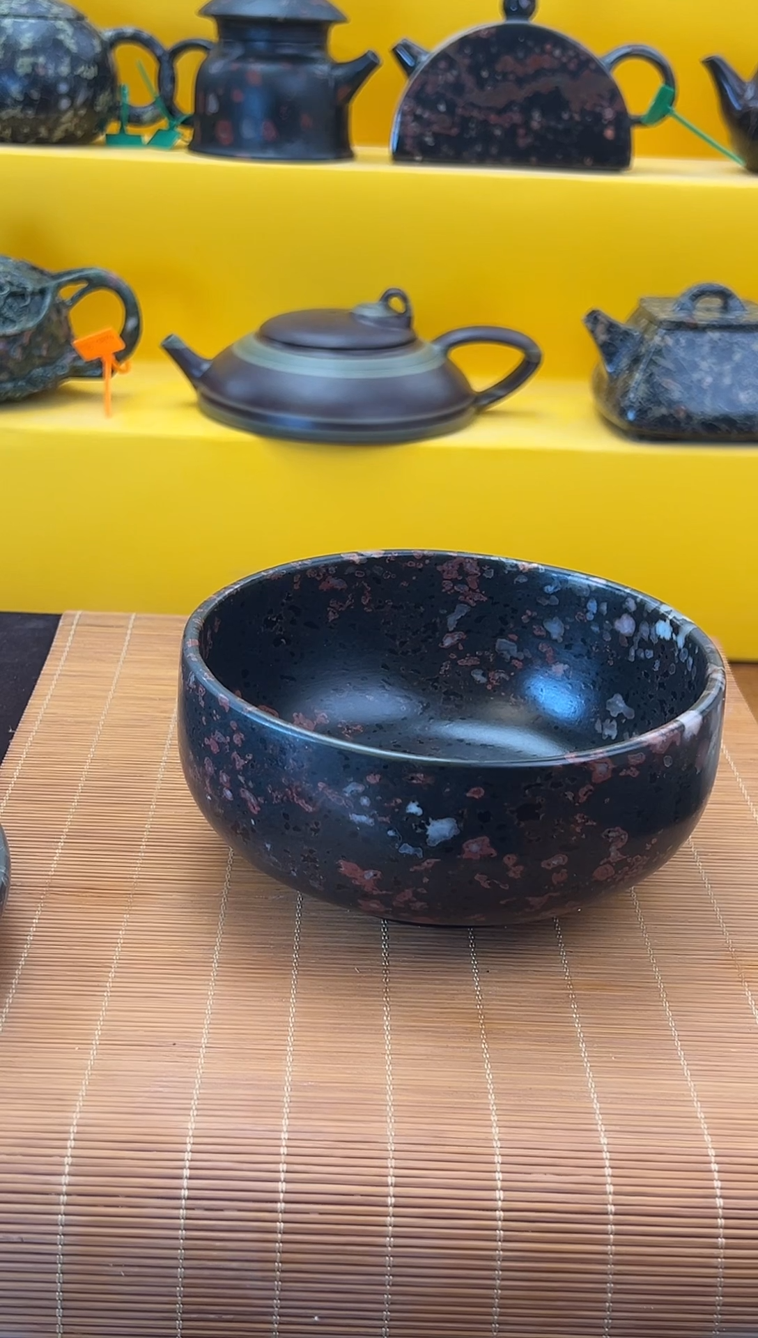 【闪购商品】遇壶堂安山玉红梅大碗