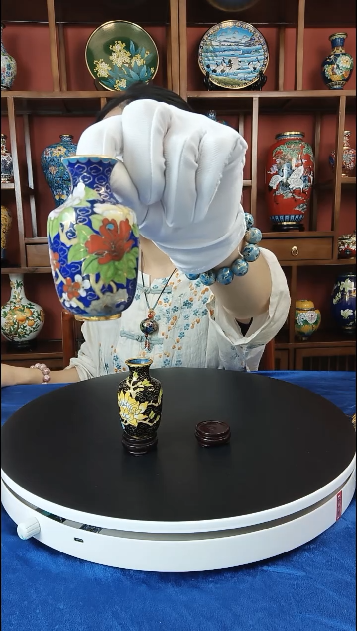 手工艺品琉璃小桶子瓶