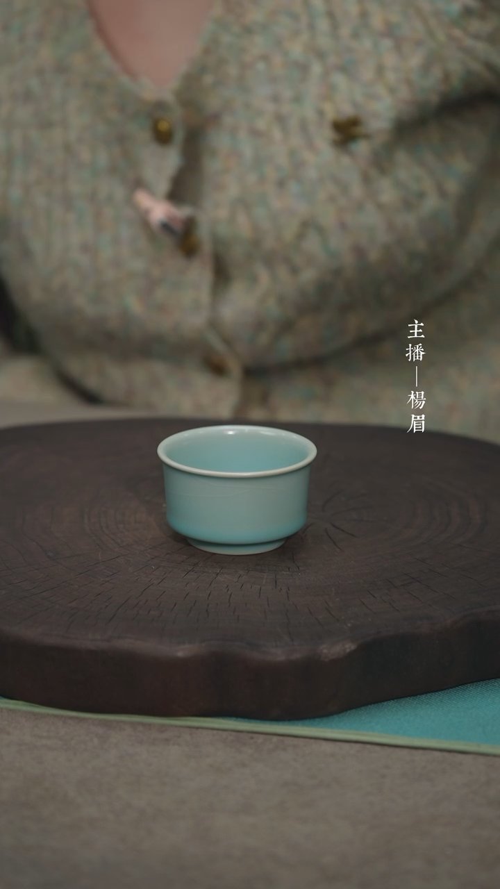 【闪购商品】罍子杯（-汝瓷张海英-眉