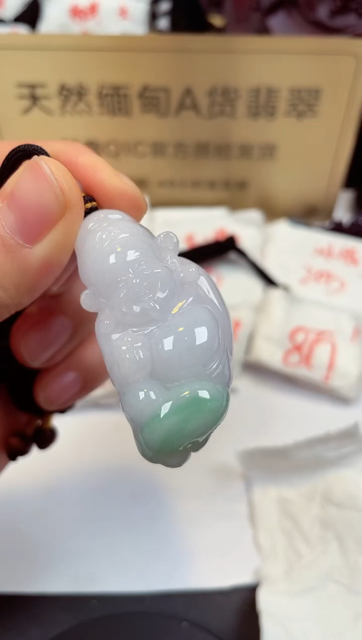 【闪购商品】翡翠颈饰未镶嵌天然缅甸翡翠A货