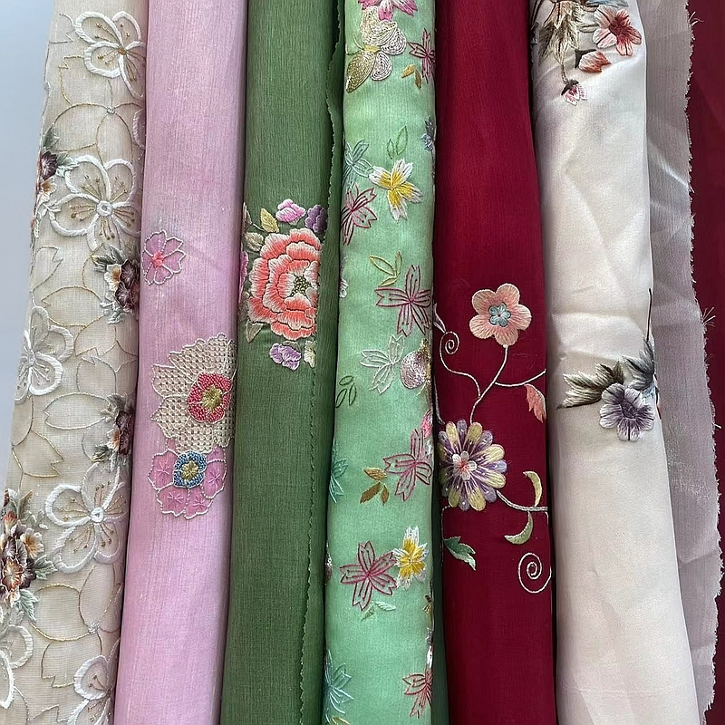 【直播间专拍】真丝 面料手工刺绣大卷小卷 一物一拍商品