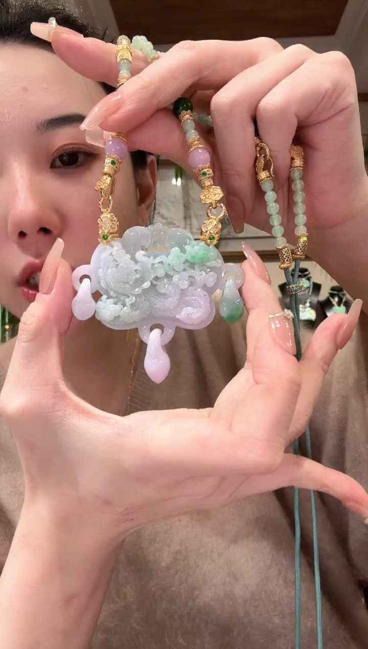 【闪购商品】翡翠颈饰未镶嵌国风