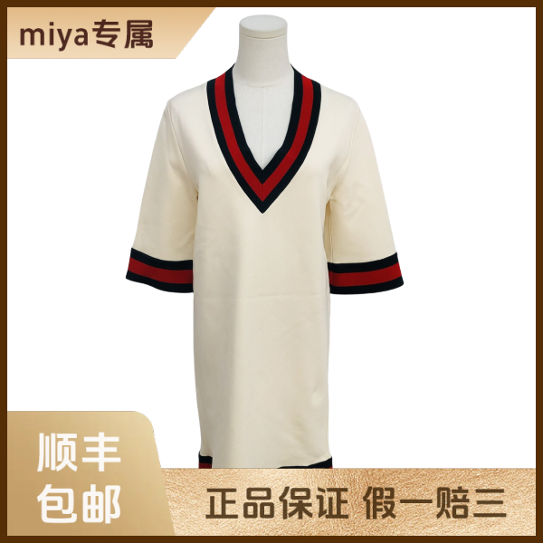 妃鱼/古驰/粘胶纤维/连衣裙/95新/M4/17
