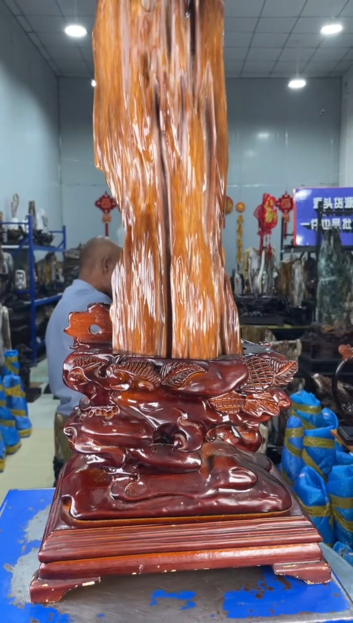 【闪购商品】硅化玉摆件未镶嵌80