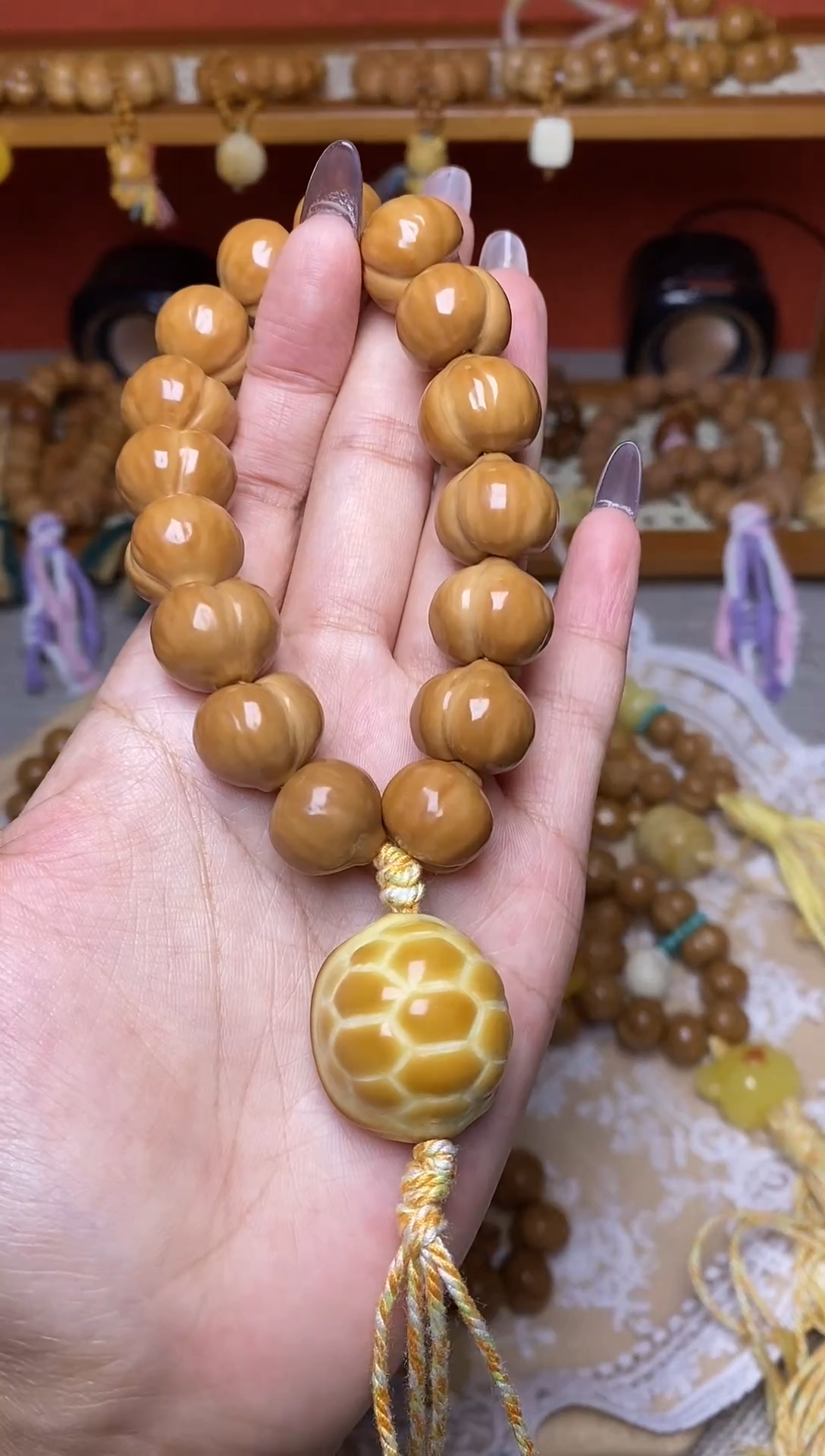 手串猴头核桃全品无暇屁桃➕富甲手持