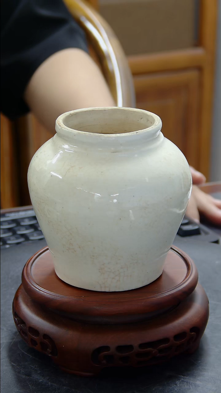 其他白釉罐#1078#