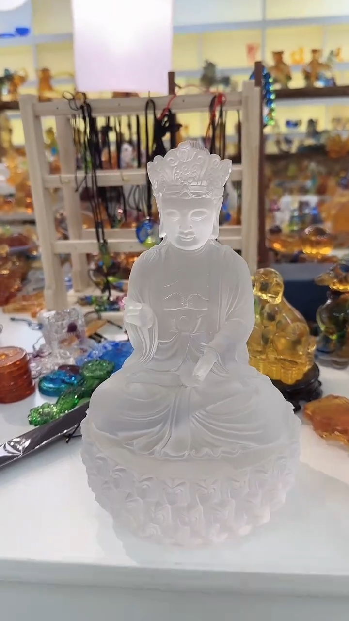 手工艺品琉璃佛像