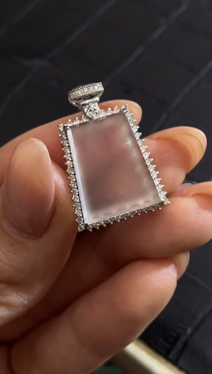 【闪购商品】翡翠颈饰18K金镶嵌收到货48小时鉴赏期（超时不退不换）