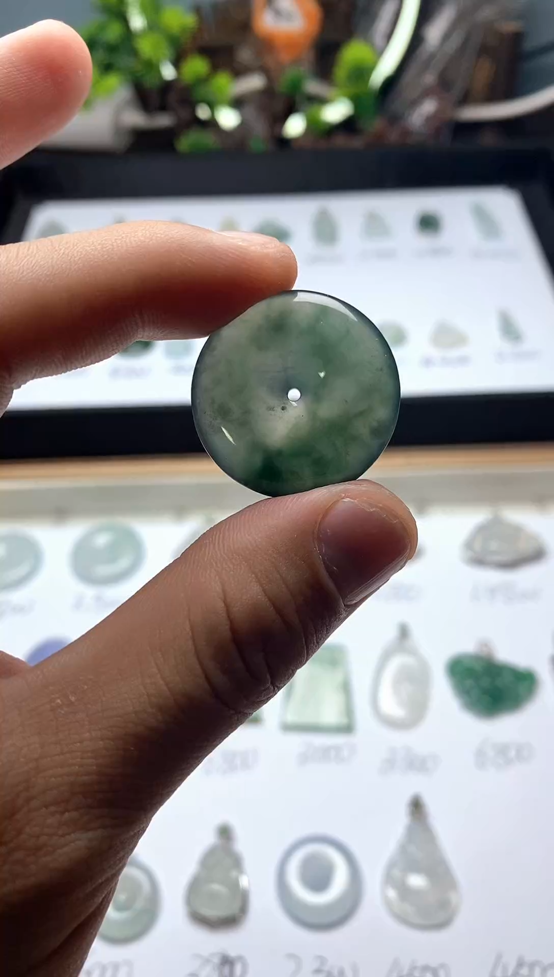 【闪购商品】翡翠颈饰未镶嵌61/平安扣