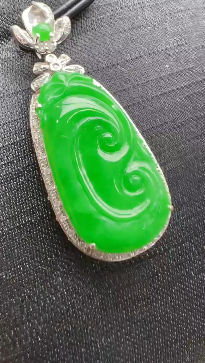 【闪购商品】翡翠吊坠(不含链)18K金镶嵌多样性团购发一件