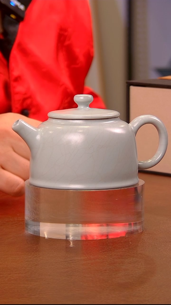 【闪购商品】瓷片王国奇月白壶............