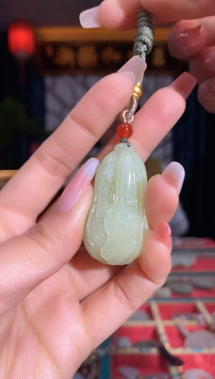 【闪购商品】和田玉颈饰未镶嵌白菜
