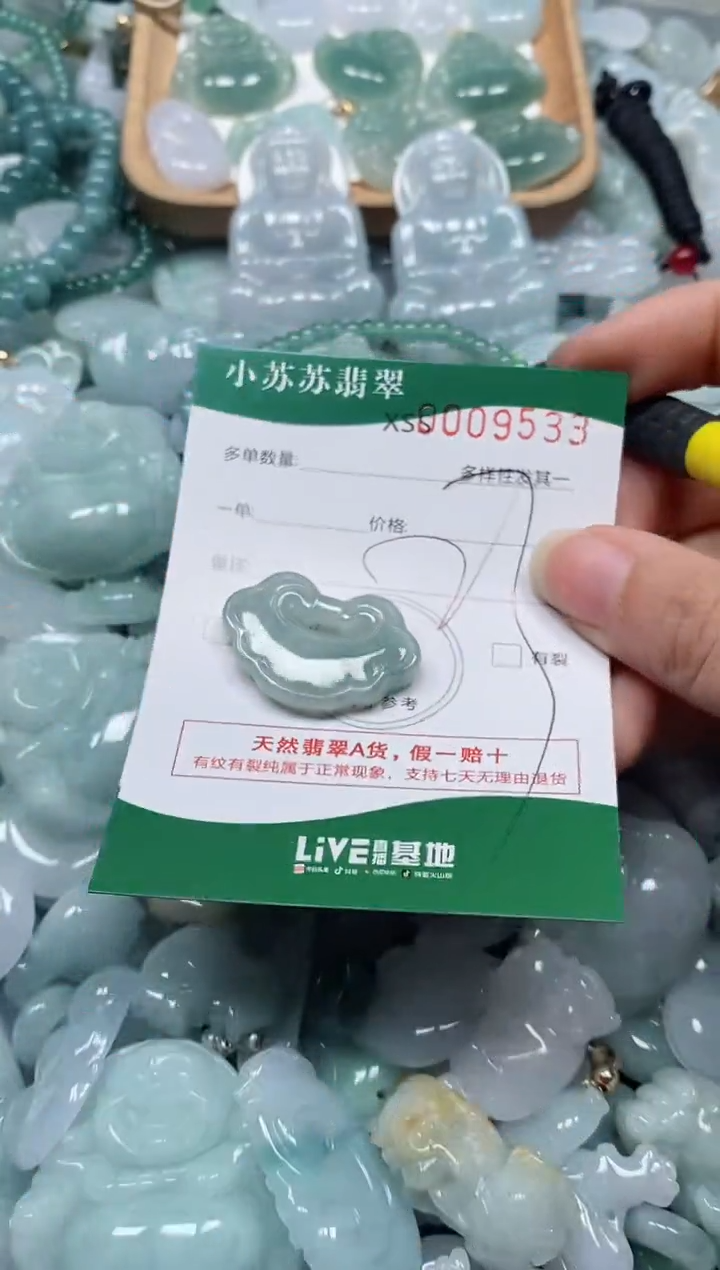 【闪购商品】翡翠颈饰未镶嵌闪购商品0009533