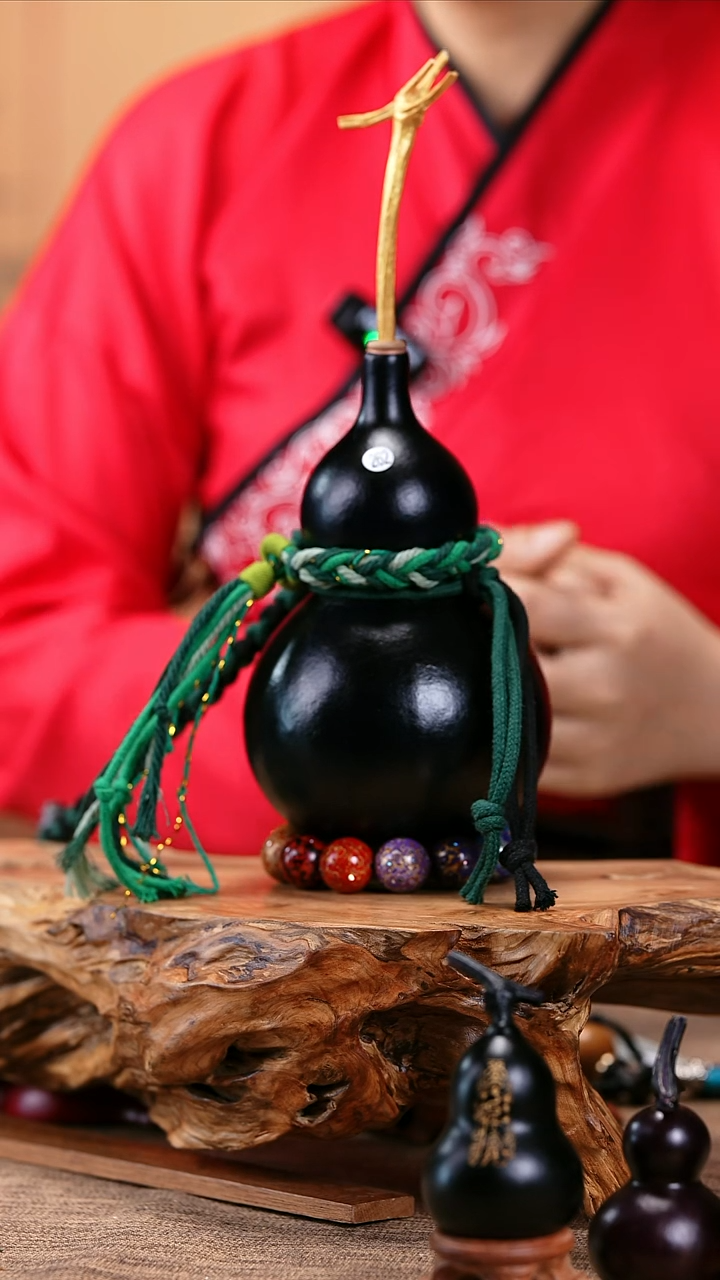 【闪购商品】262—光岳葫天然大漆酒葫芦不含漆珠