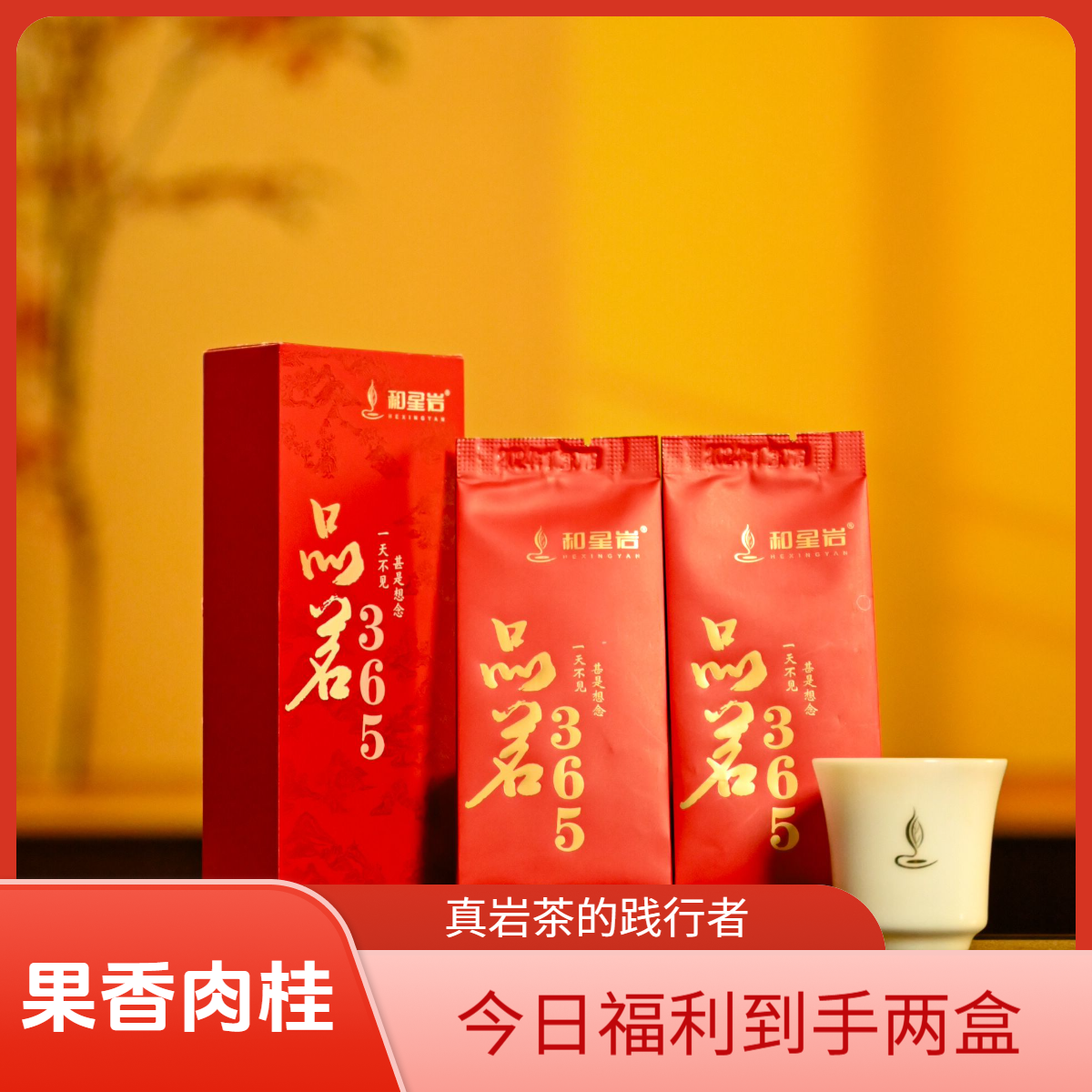 和星岩【品茗365】武夷岩茶正岩肉桂高货岩茶茶叶品鉴武夷山