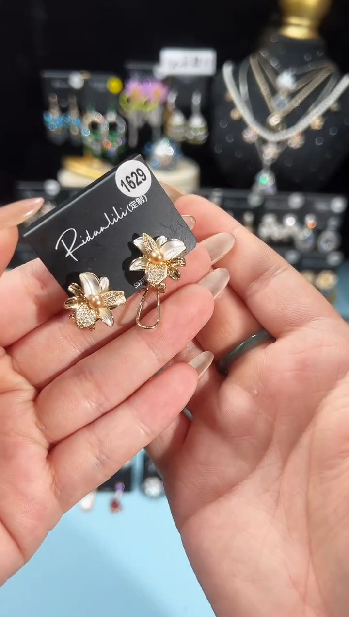 铜合金925银无里里1629不羁百合