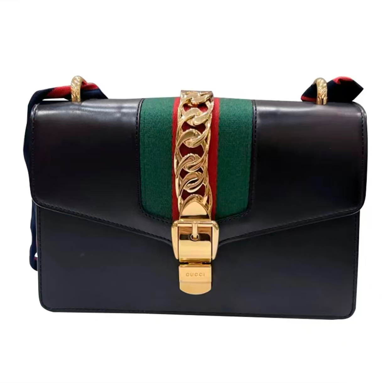 95新 GUCCI/古驰 塞尔维亚 黑色 中号-G9127