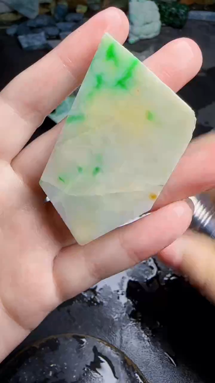 未镶嵌挂件翡翠天然翡翠050