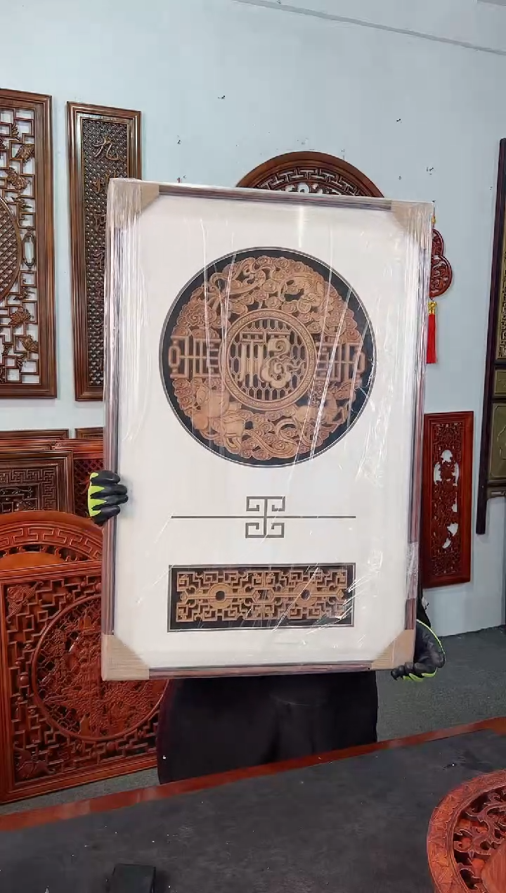 【闪购商品】香樟木木雕90*60  新中式
