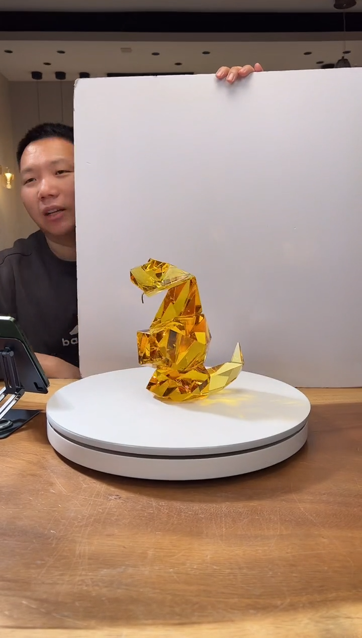 【闪购商品】茶宠巴比特美学 大号琥珀金钻蛇纳福