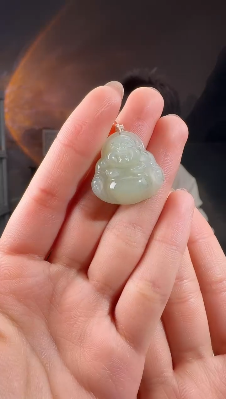 颈饰未镶嵌和田玉佛公卡25