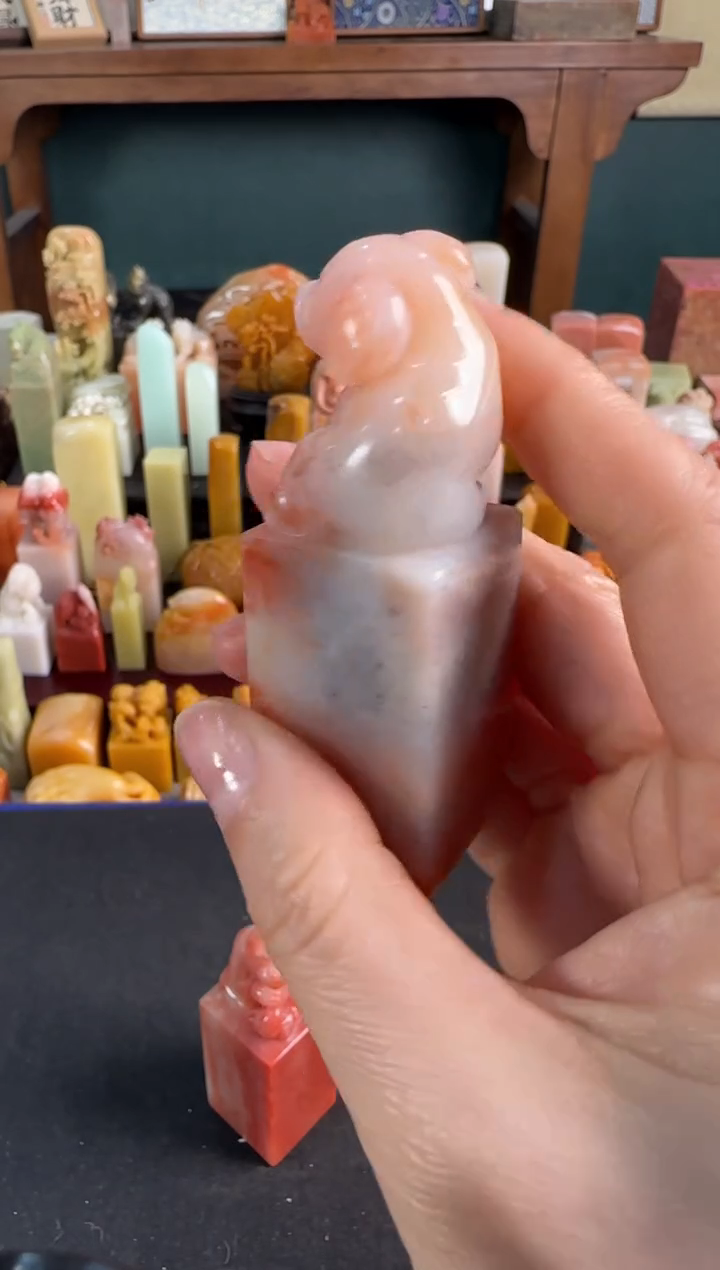 青田石印石包四字8767