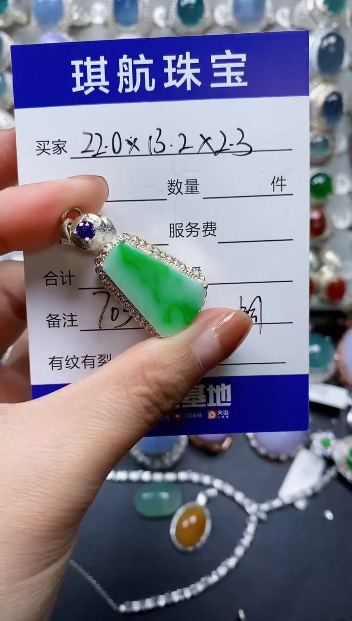 【闪购商品】翡翠颈饰未镶嵌00000703