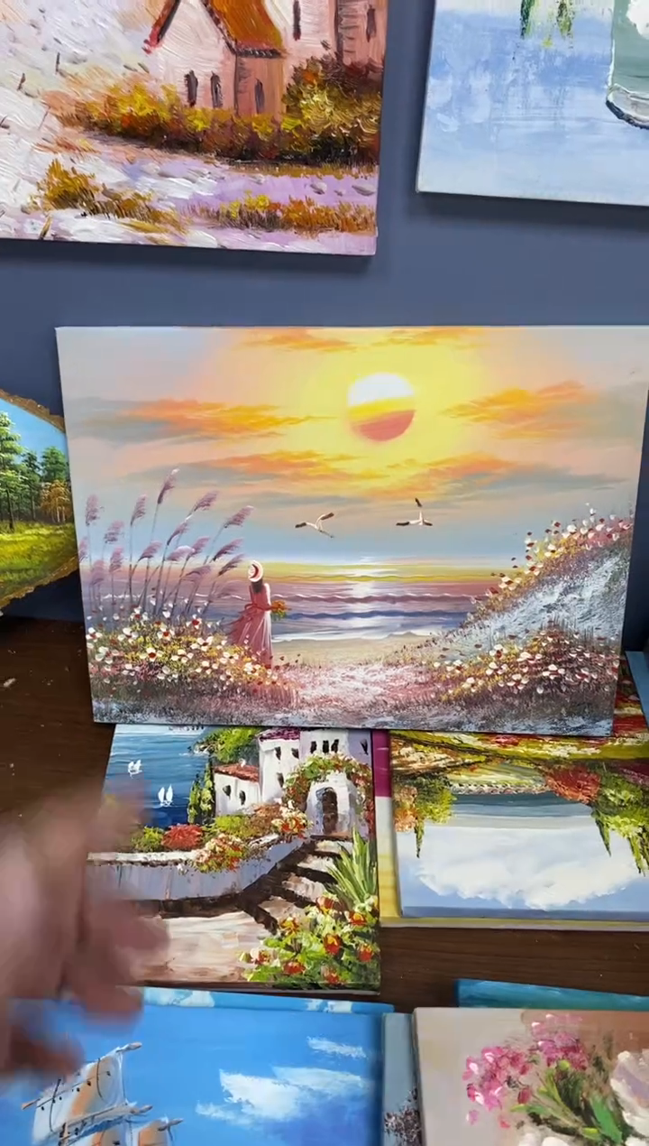 【闪购商品】高端手工精品油画30+40