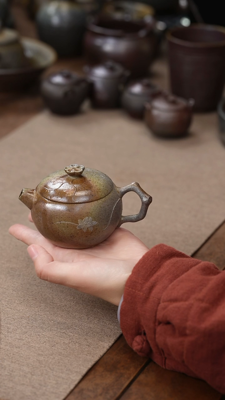 茶壶紫砂红瑕疵西施