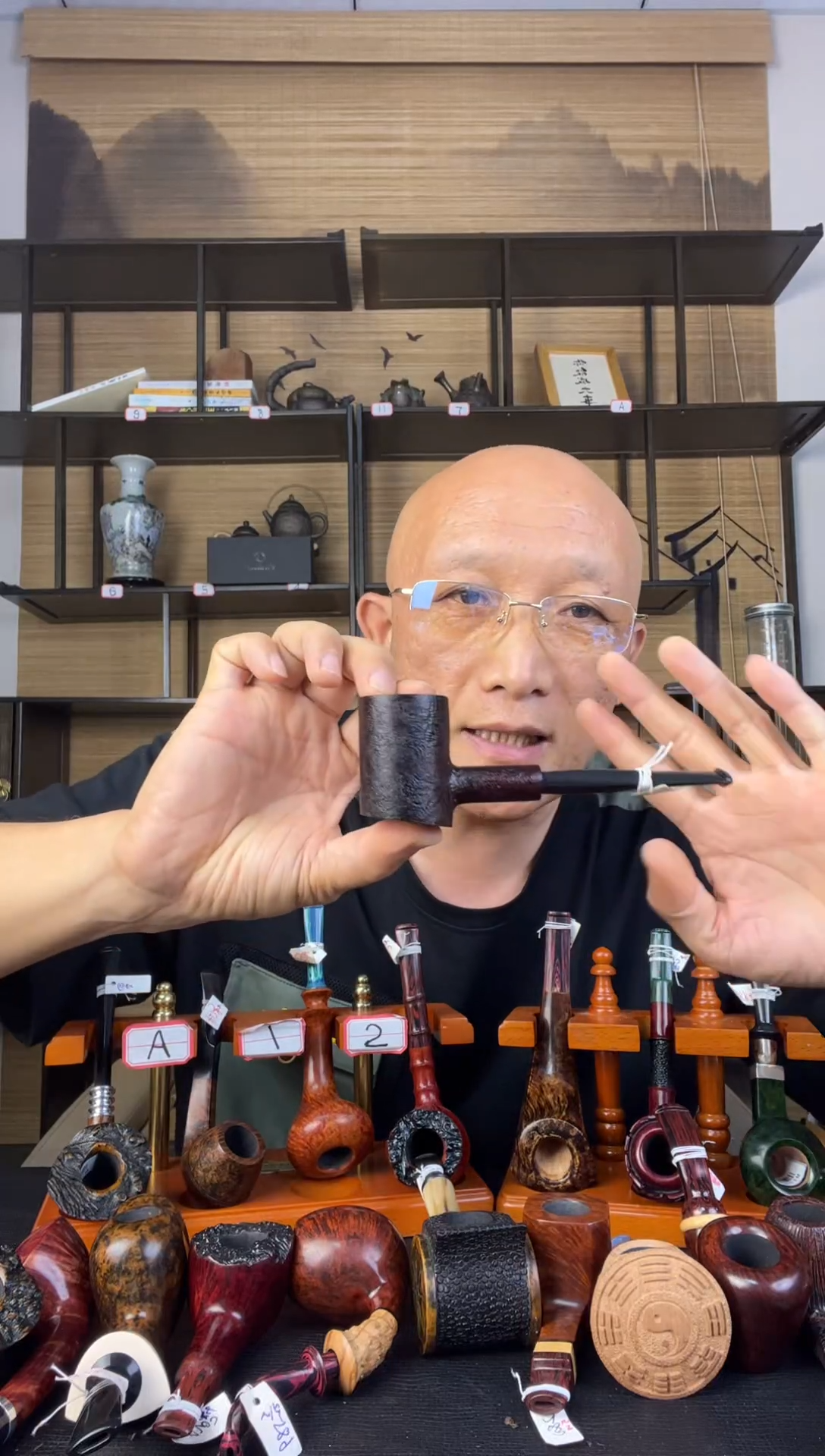 石楠木纯手工意大利石楠木烟斗