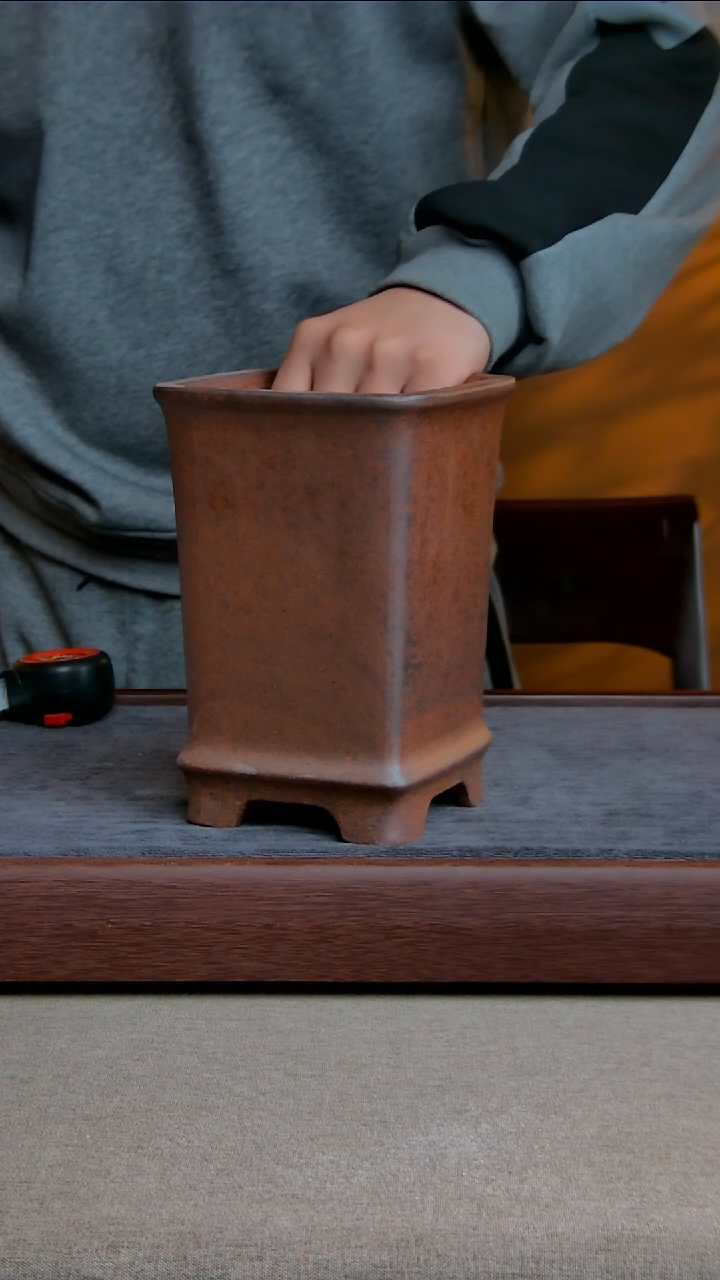 【闪购商品】紫砂花盆11*18内径紫砂花盆不窑变