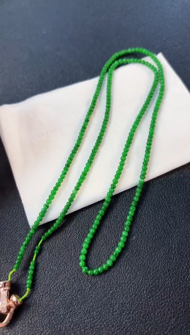 【闪购商品】翡翠颈饰未镶嵌缅料A货/支持复检/一件