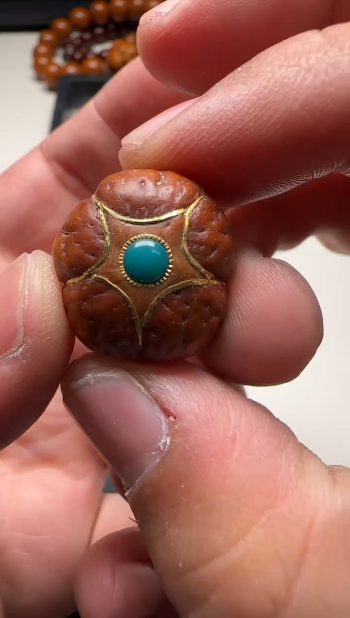 【闪购商品】凤眼菩提吊坠五星三通