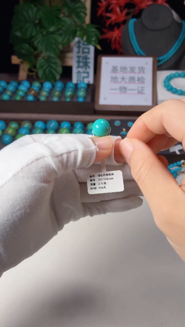 未镶嵌绿松石吊坠(不含链)1