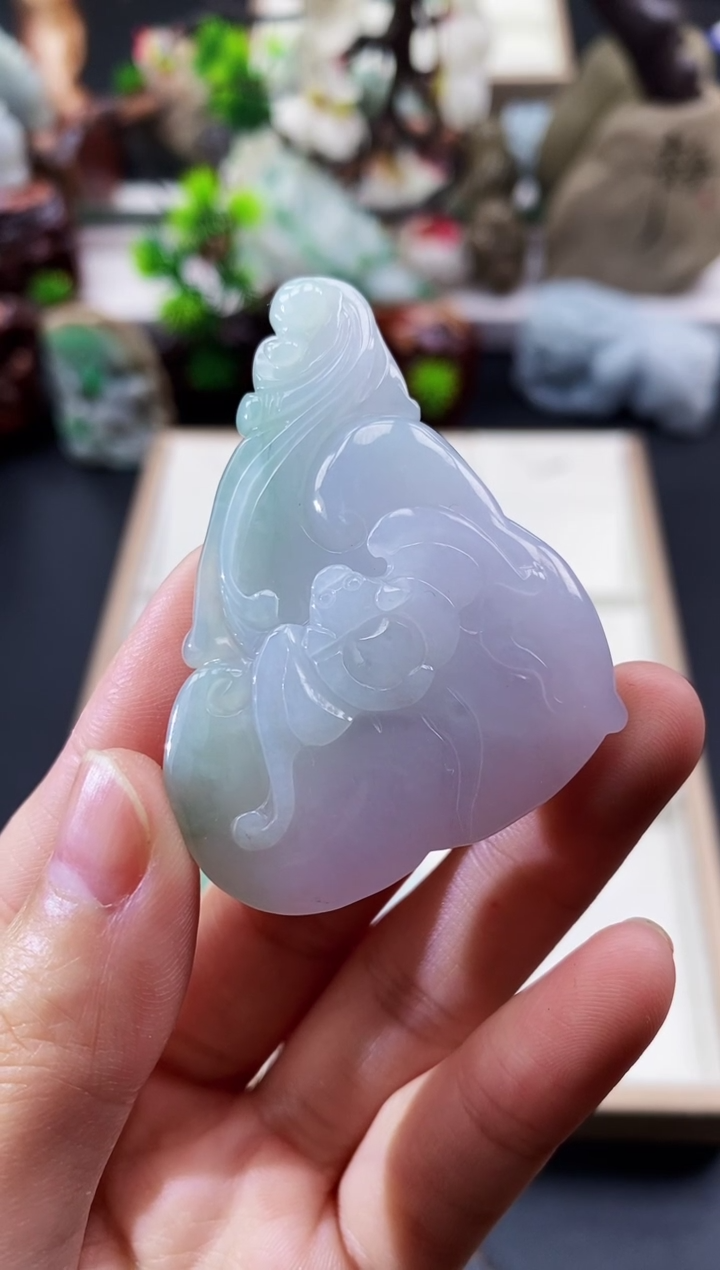 颈饰未镶嵌翡翠天然缅甸A货翡翠