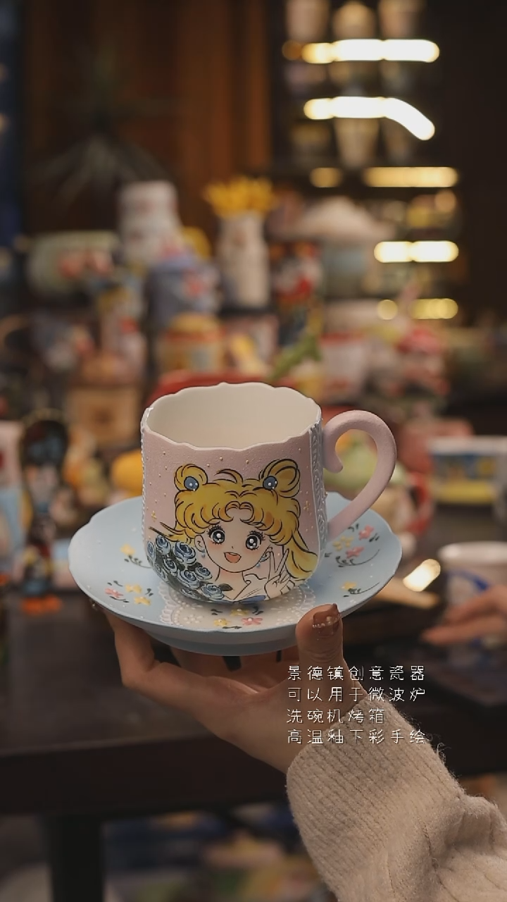 景德镇釉下彩绘设计师款式陶瓷