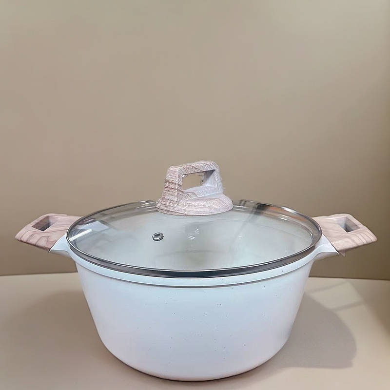 卡家麦饭石24cm加深汤锅不挑灶具