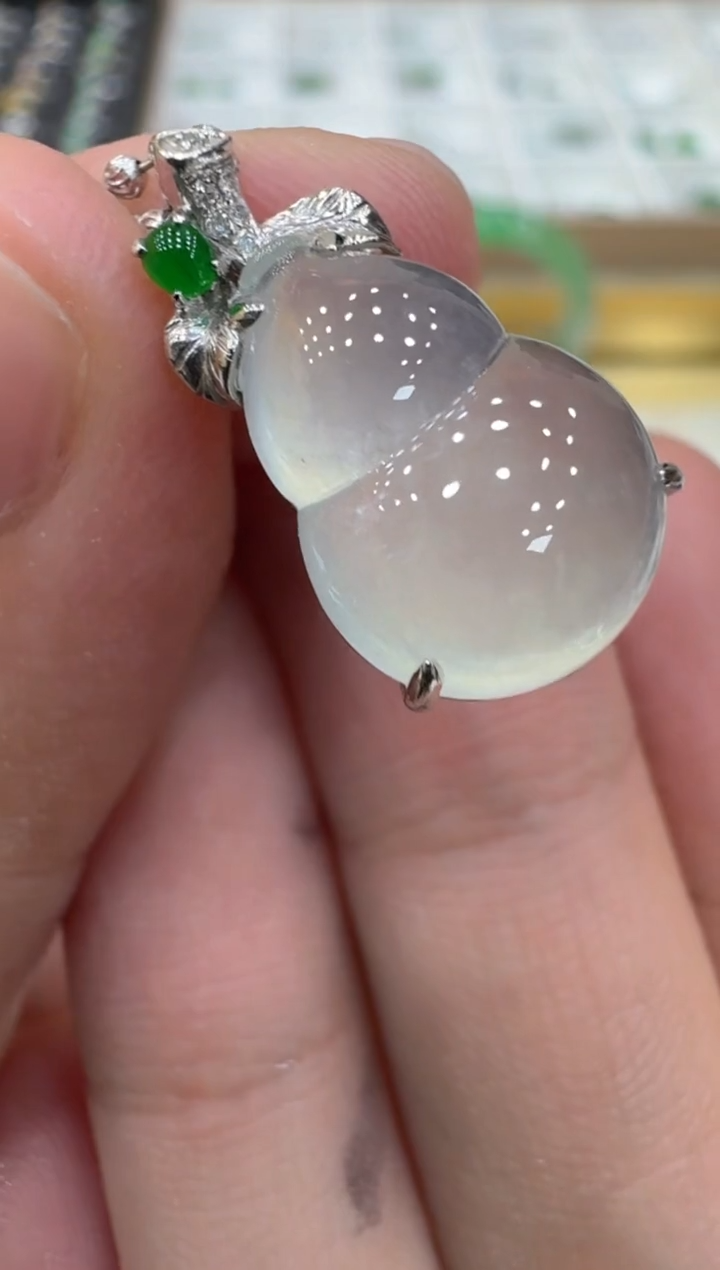 【闪购商品】翡翠吊坠(不含链)18K金镶嵌多样性团购发一件